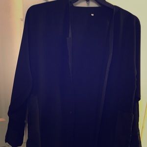 Open front abaya